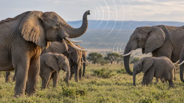 Elephants Communicate Through Low Frequency Sounds 768x432